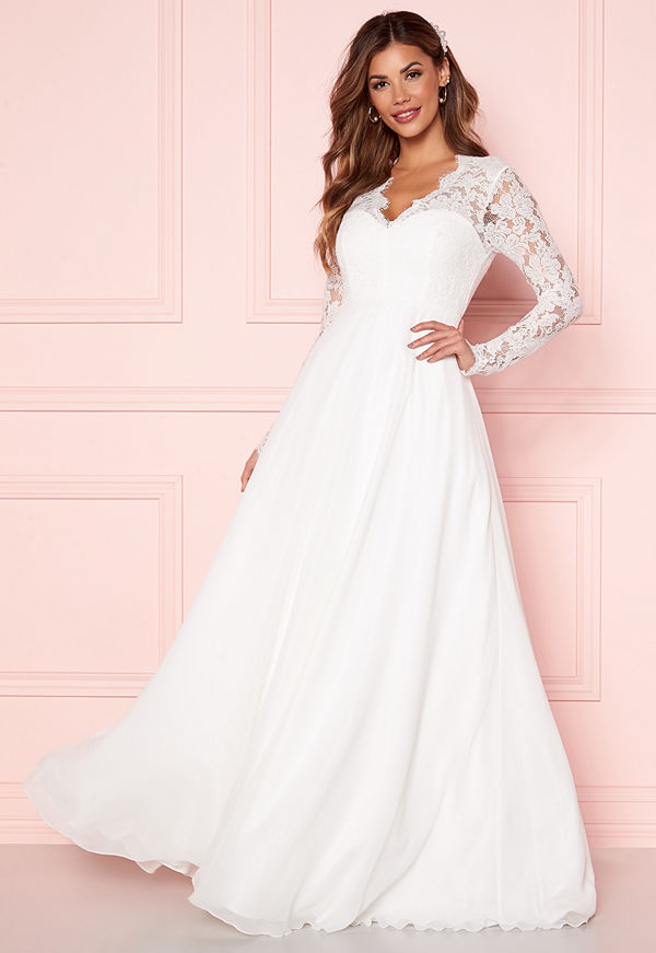 Chiara Forthi Kate lace gown White