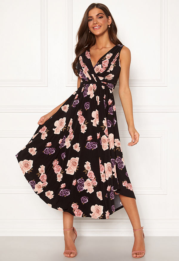 Chiara Forthi Valeria Dress Black / Floral