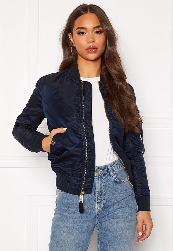 Alpha Industries marinblå bomberjacka MA-1 VF LW