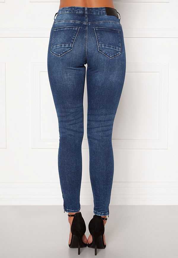 Noisy May Kimmy NW Ankle Jeans Medium Blue Denim