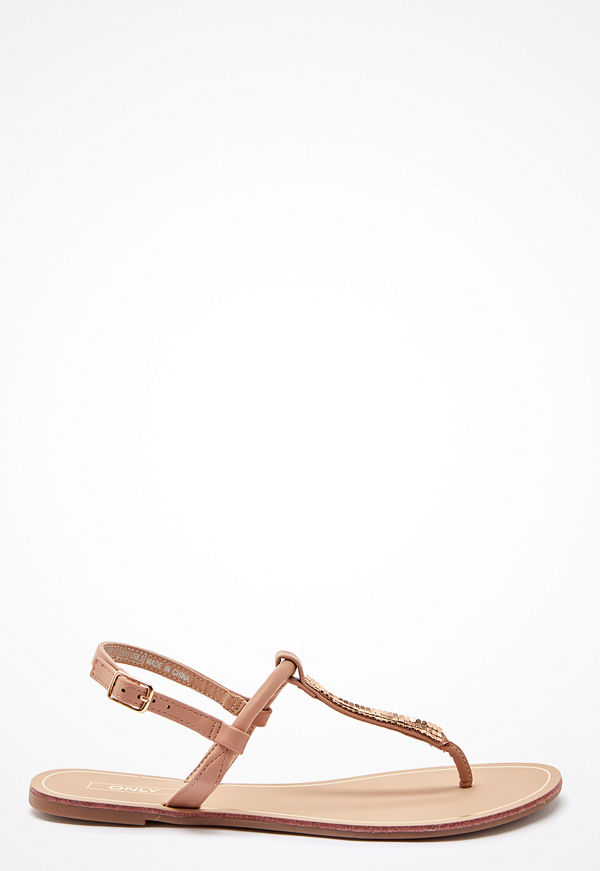 Only Margit PU Glitter Split Toe Sandal