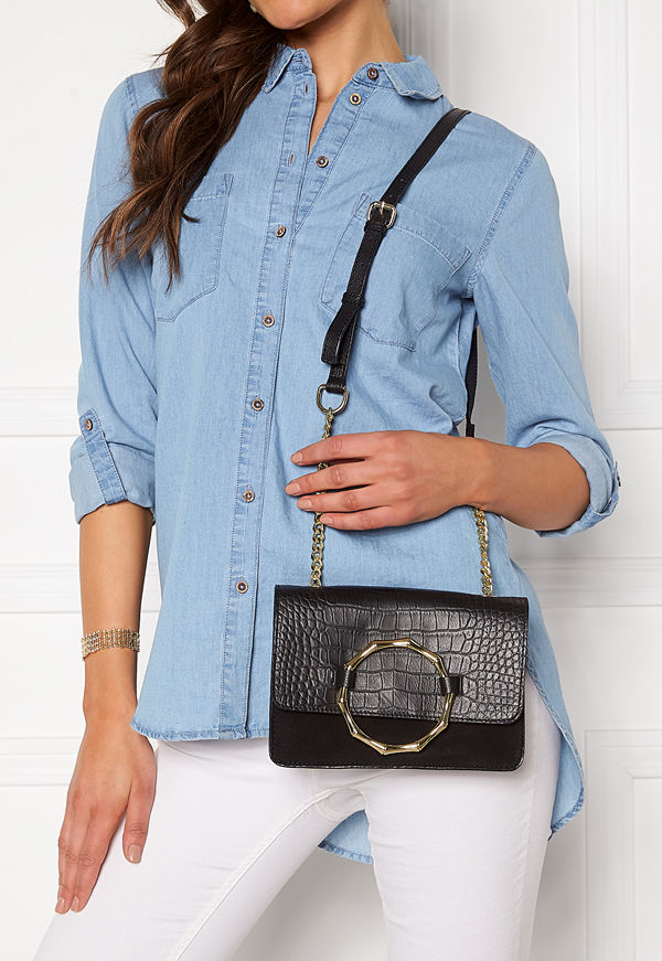 Pieces Alvira Leather Cross Body