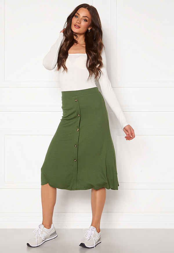 Object Kay Maxi Skirt Burnt Olive