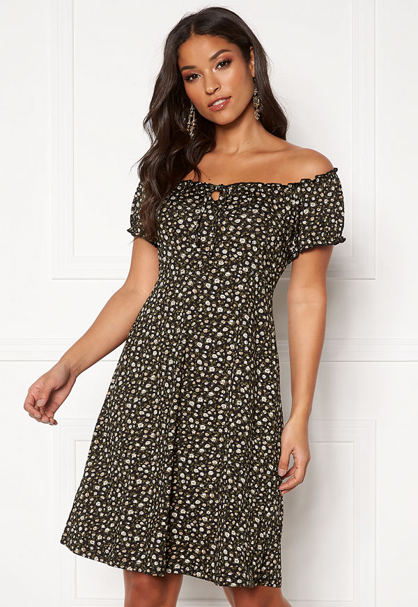 Happy Holly Tessan dress Black / Patterned
