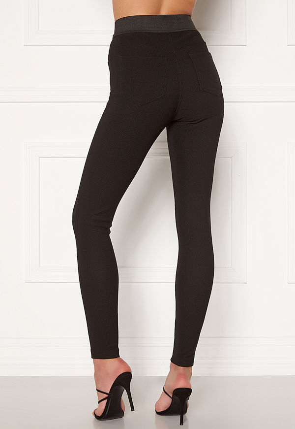 Chiara Forthi Romia ribbed leggings Black