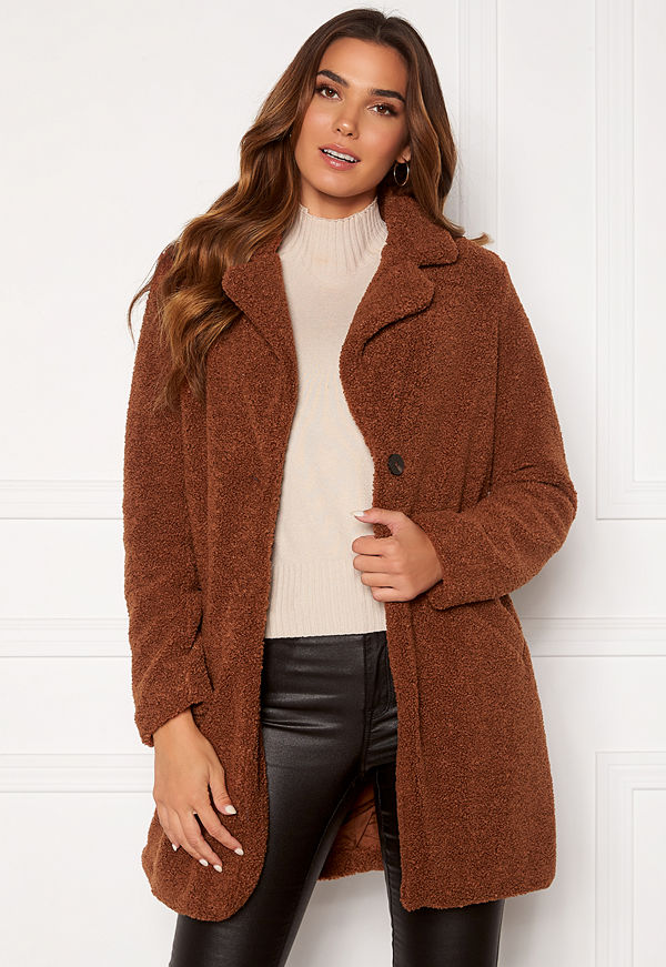 Vila Liosi Teddy Coat Tortoise Shell