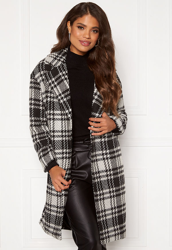 Only Dajana Check Wool Coat OTW