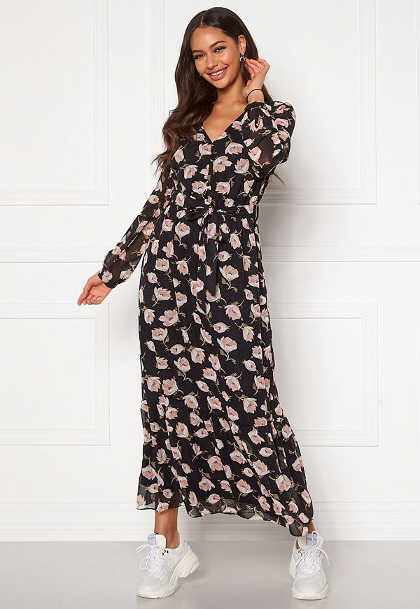 Happy Holly Ninni maxi dress Black / Patterned