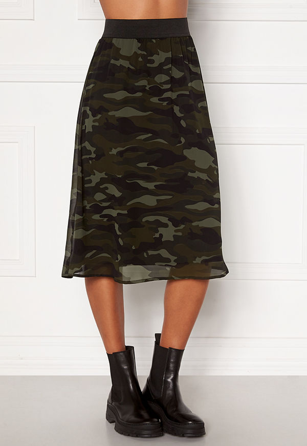 Happy Holly Zoey asymmetric skirt Camouflage
