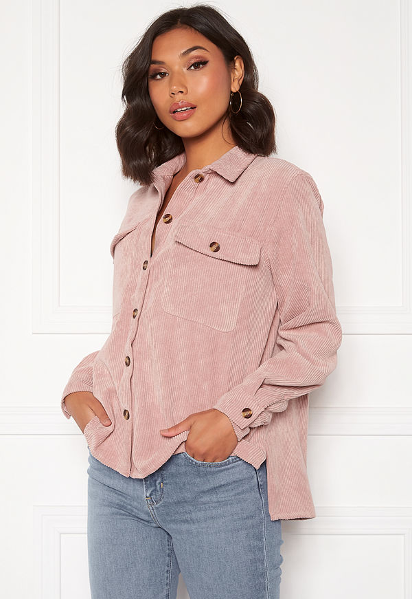Pieces Leffi LS Shirt Ash Rose