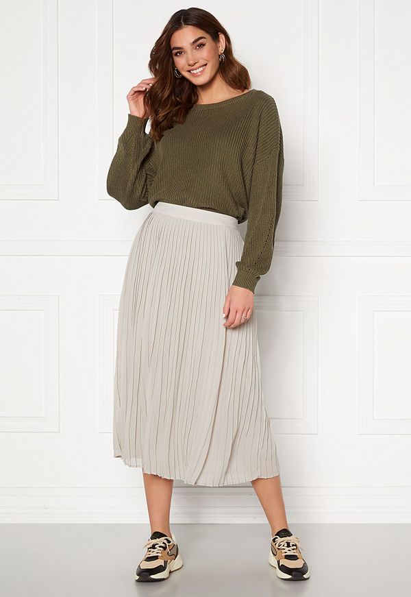 Vila Milina HW Midi Skirt Dove