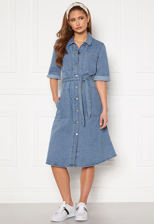 Jacqueline de Yong Athena 3/4 Belt Dress