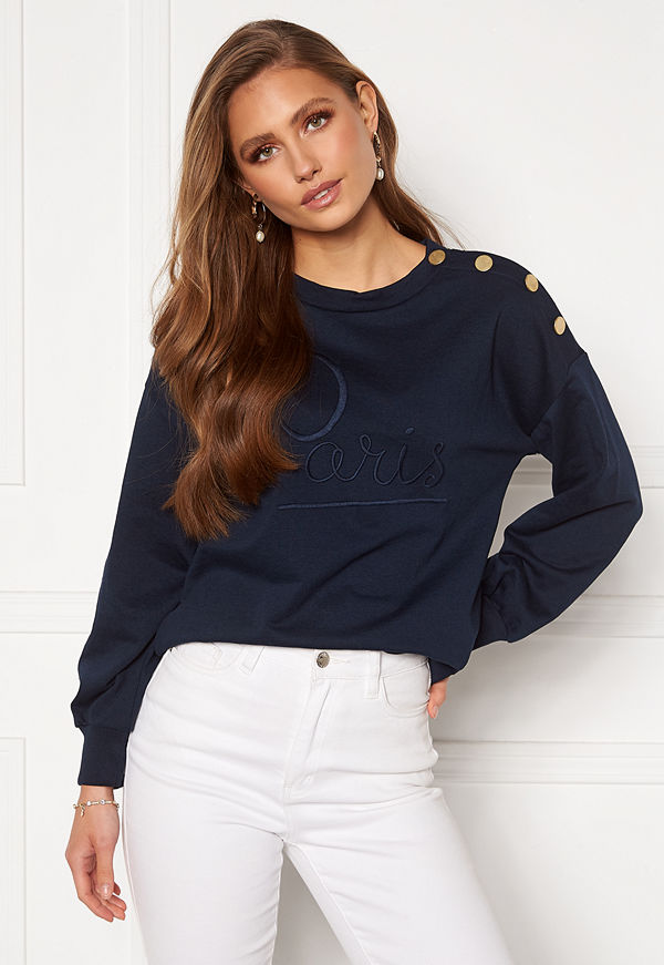 Jacqueline de Yong Louisiana L/S Button Sweat