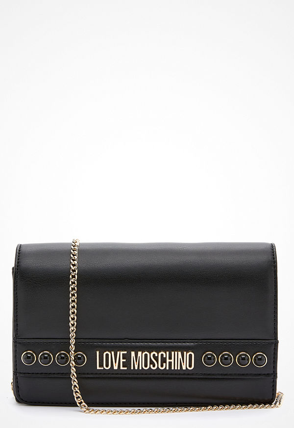 Love Moschino svart axelväska Evening Bag 000 Black
