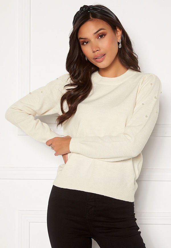Vila Pearl L/S Knit Top