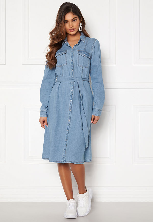 Happy Holly Doris denim dress Light denim