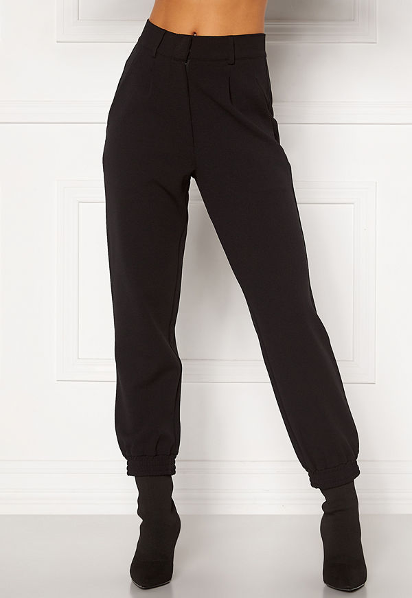 Bubbleroom svarta byxor Elmina jogger pant