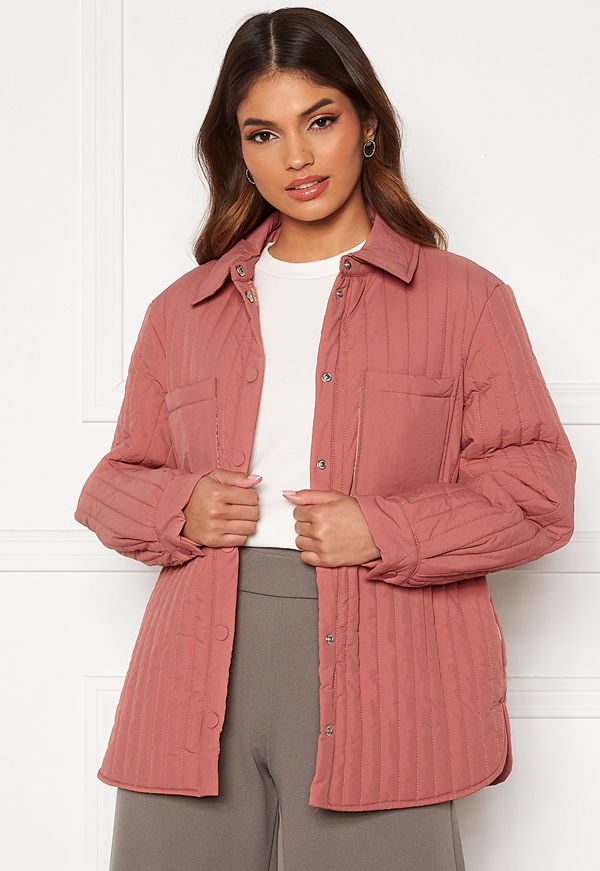 Pieces Gretzel Quilted Overshirt