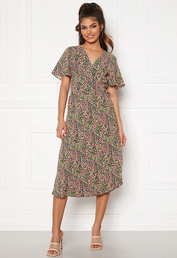 Vila Lovie S/S Wrap Midi Dress