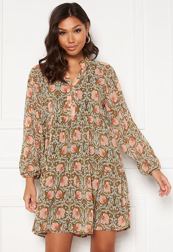 Object Steph Gia L/S Short Dress