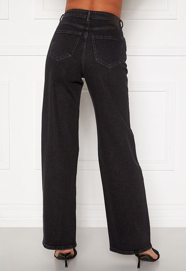 Only Juicy HW Black Wide Leg Jeans