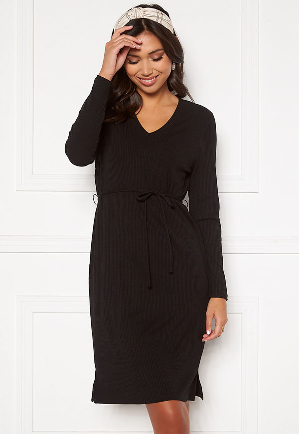 Happy Holly Charlie rib dress