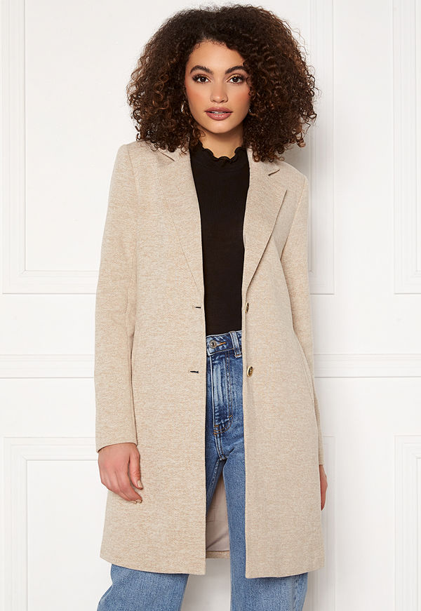 Only Carrie Mel Coat Etherea Melange