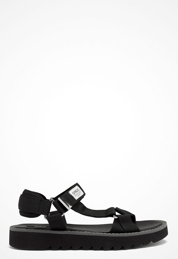 Only Malu Chunky Wrap Sandal Black