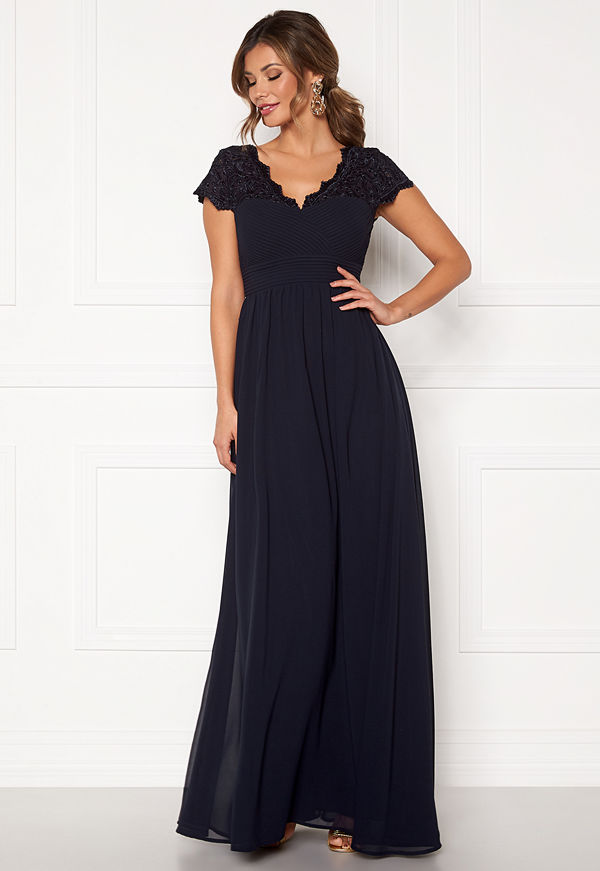 Chiara Forthi Leighann Gown Dark blue