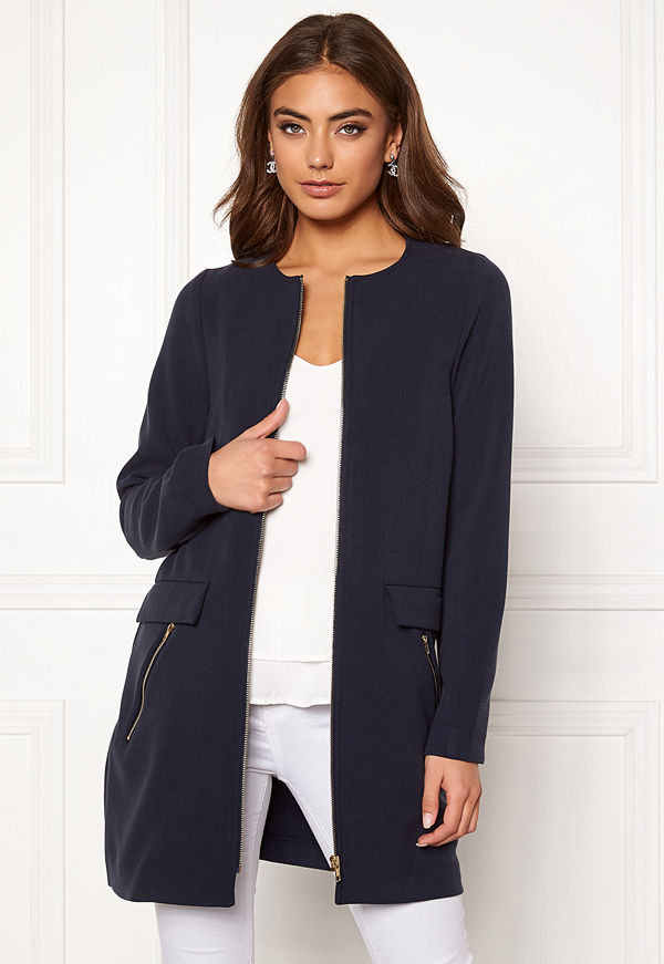 Happy Holly Alina coat Dark blue