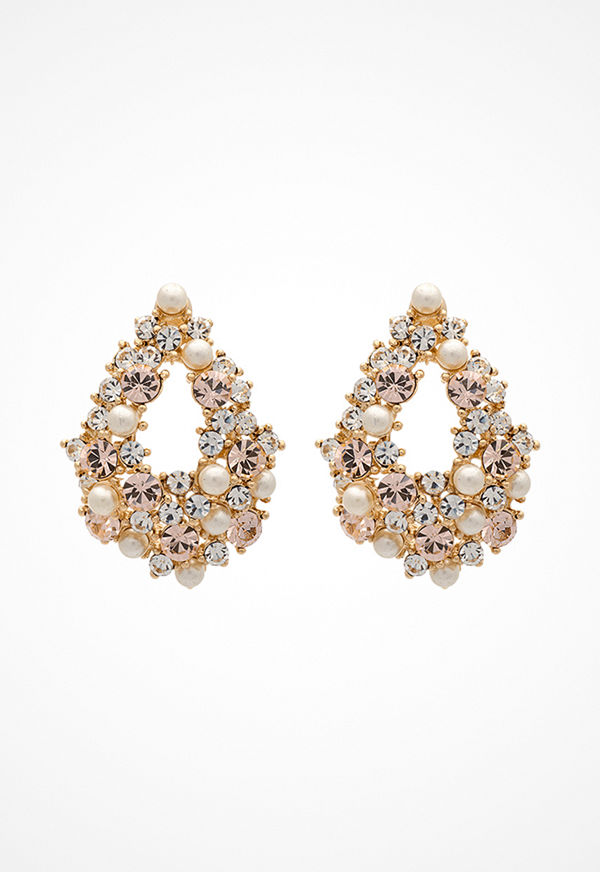 Lily and Rose örhängen Alice Pearl Earrings Ivory Silk/Gold