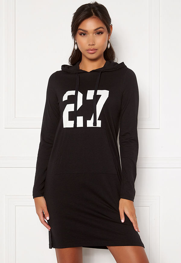 Happy Holly Camila tricot hood Black