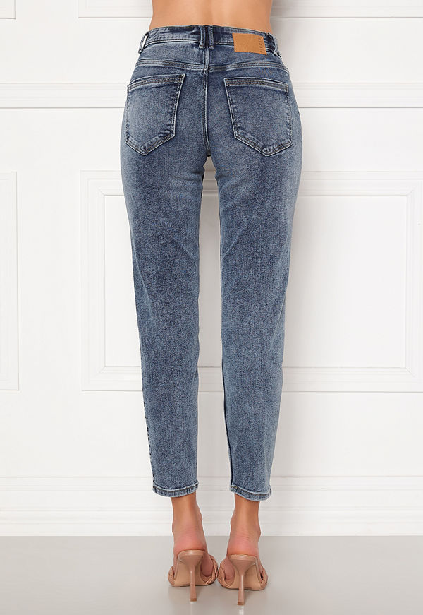 Pieces Lili Slim MW Jeans Light Blue Denim