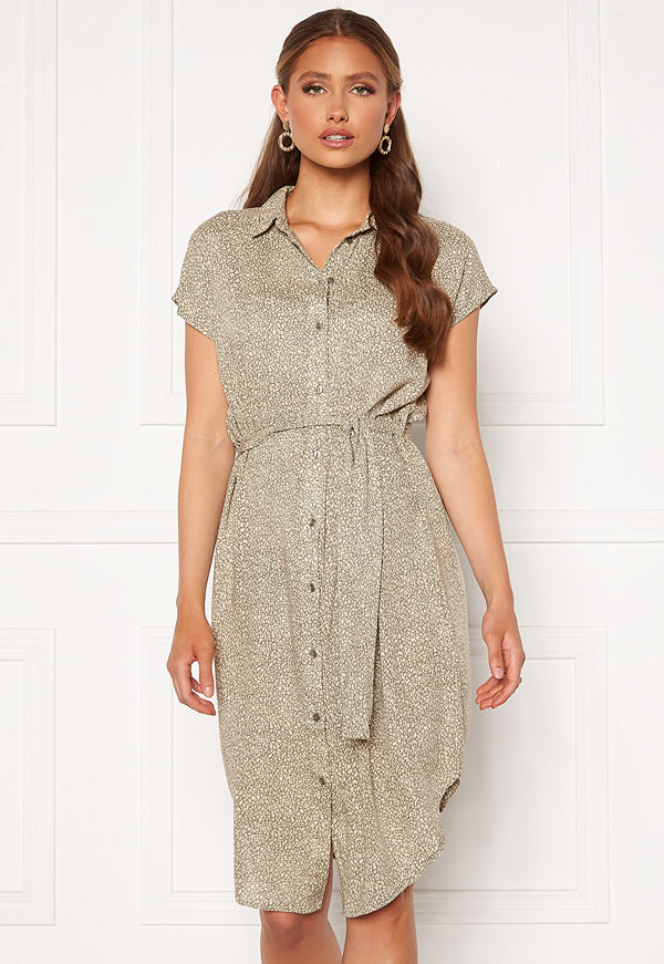 Pieces Nya SS Shirt Dress Shadow