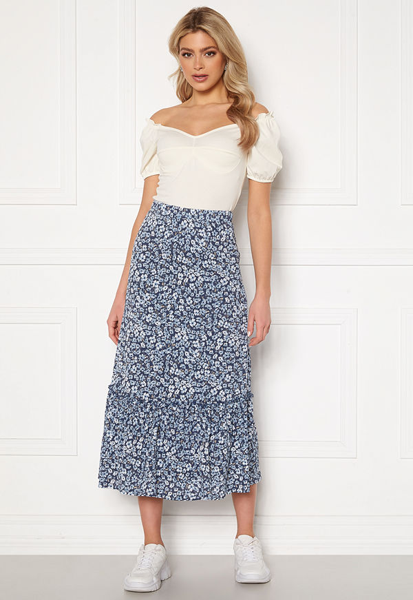 Only Pella Skirt Jrs Vintage Indigo/Flora