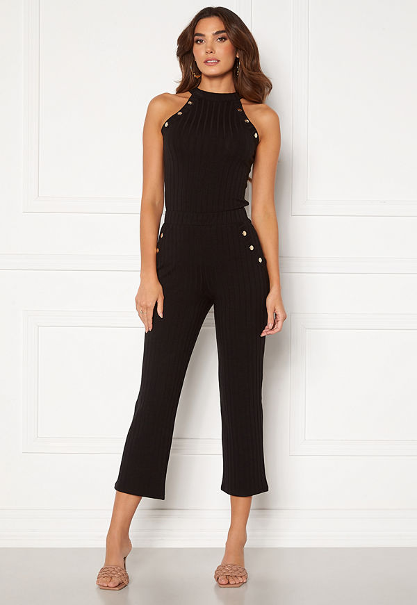 Chiara Forthi Agnella rib set Black