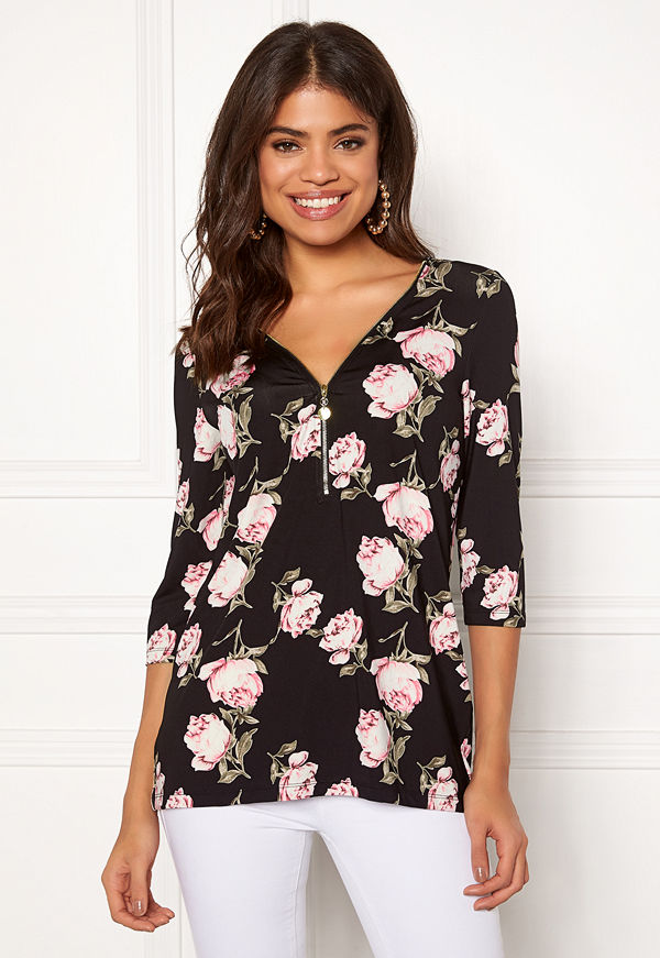 Happy Holly Marion top Black