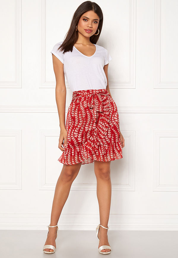 co’couture Oat Skirt Rio Red