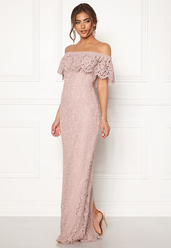 Moments New York Rose Lace Gown Dusty lilac
