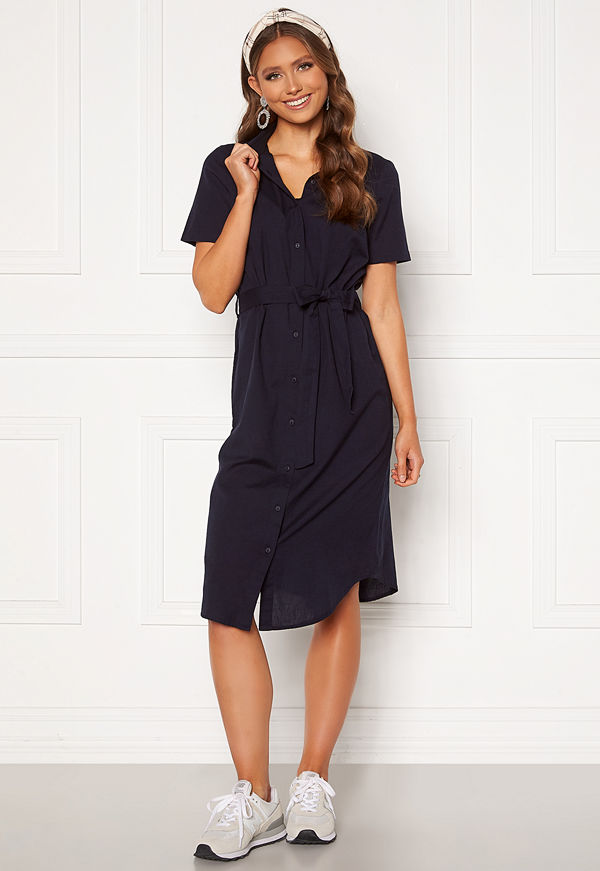 Happy Holly Reese shirt dress Dark blue