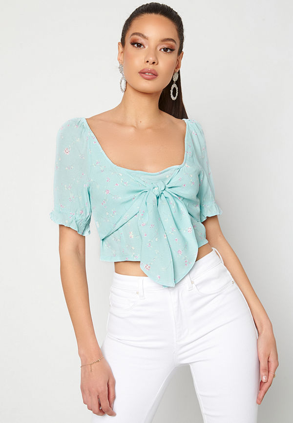 Y.a.s Yvonne SS Cropped Top Star White Yvonne Pr