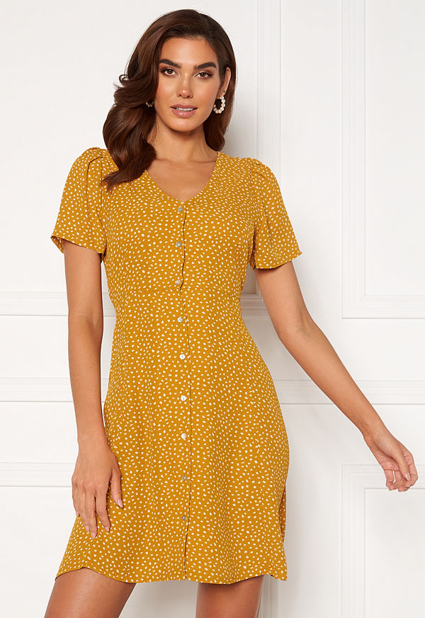 Only Sonja Life S/S Dress Chai Tea / Dot