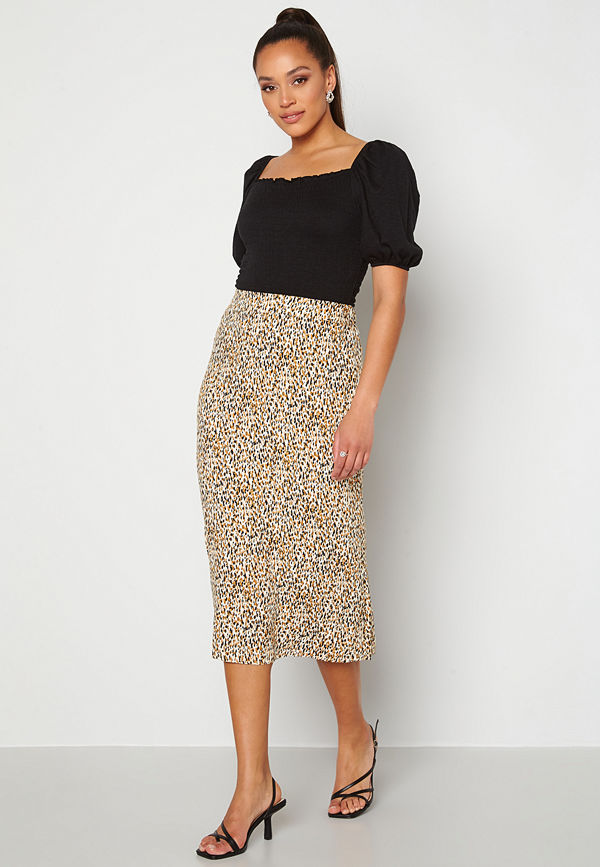Object Amanda Lility Skirt Cloud Dancer AOP Leo