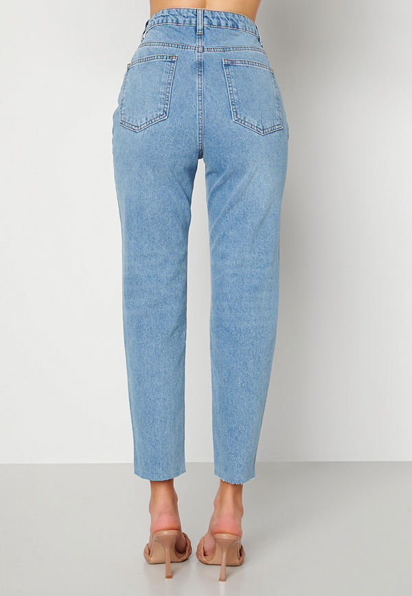 Trendyol Eco Cotton High Waist Jeans Blue