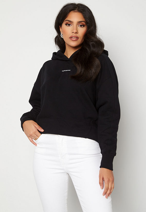Calvin Klein Jeans Micro Branding Hoodie BEH Ck Black