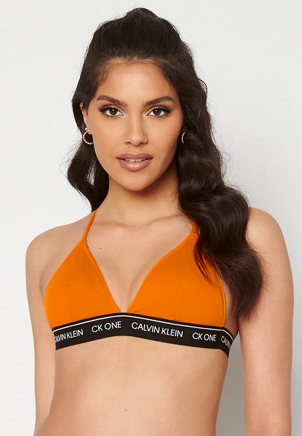 Calvin Klein Triangle Bikini Top SF8 Sunrise Orange