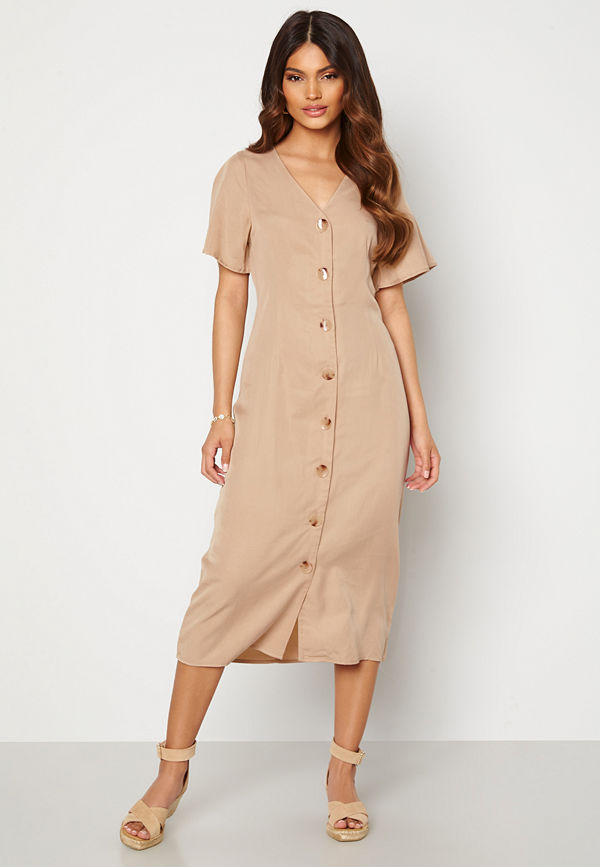 Vero Moda Viviana Ss Calf Dress Nomad