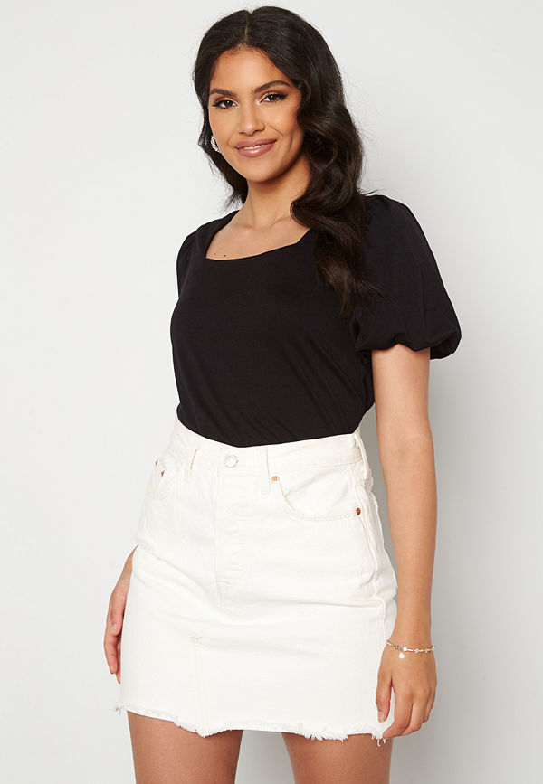 Jacqueline de Yong Dicte Puff Sleeve Top Black