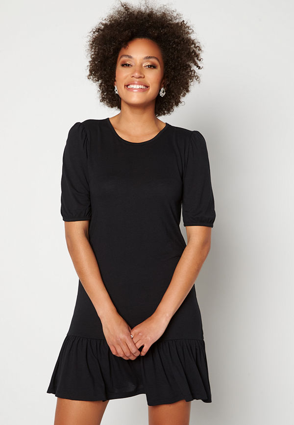 Jacqueline de Yong Urban Gabriella S/S Dress Black / Melange