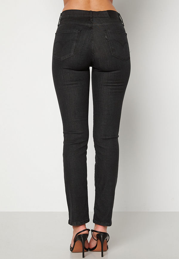 Levi's 724 High Rise Straight 0103 Black Hail